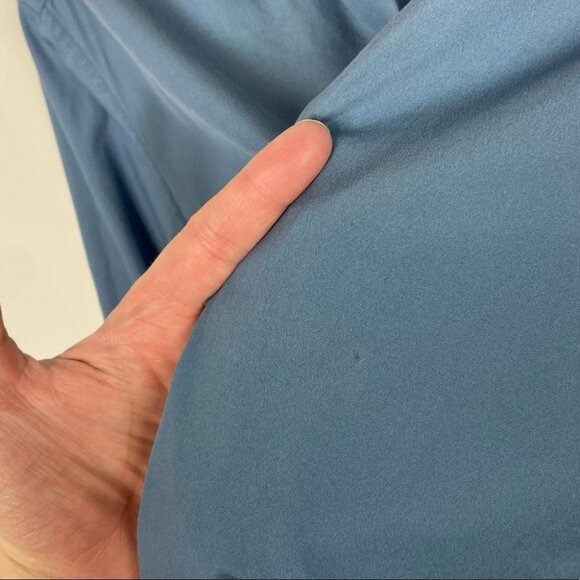 Theory Zack Ps Ostend Blue Button Up Dress Shirt Size Medium Stretch Long Sleeve - Picture 8 of 10